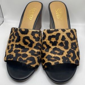 Franco Sarto Heels Women’s 7.5 Wedge Leopard Slip On 🎉🎉
